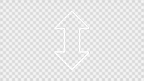 Animated linear two way arrow icon | Stock Video | Pond5
