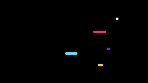 Animated lines Flowing lines that look modern. 2D motion graphics 库存影片 256216445