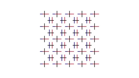 Animated lines pattern video on white background Stock Footage 343365642