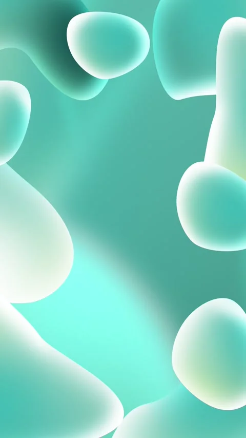 Animated liquid background wallpaper featuring flowing oil shapes, soft curve Stock Footage 289682421