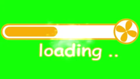 Animated loading bar progress indicator featuring bright electric energy Video stock 340612855