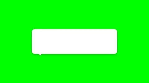 Animated Loading Chat Bubble on Green Screen 库存影片 348191385