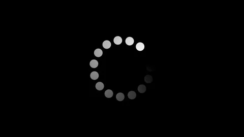 Animated Loading Circle animation background. 库存影片 336620650