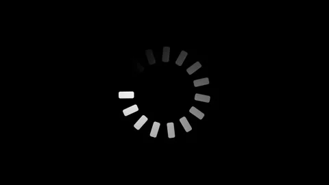 Animated Loading Circle animation background. Vidéo 336620661