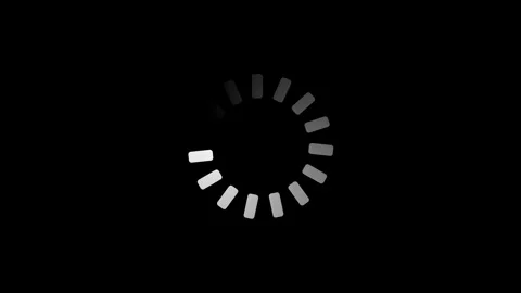 Animated Loading Circle animation background. 库存影片 336620666