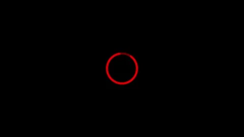 Animated loading circle icon. background upload or download animation Stock Footage 303033382