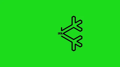 Animated loading green screen Stock Footage 303959149