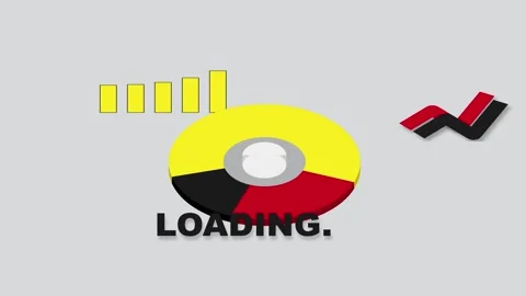Animated loading progress chart with growing pie and bar graphs Stock Footage 346158468