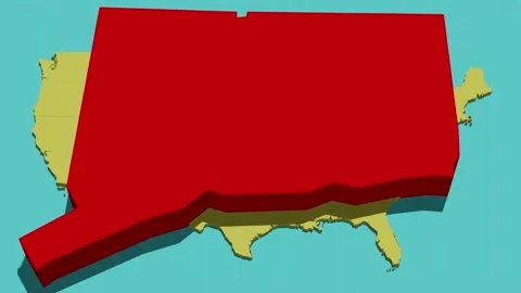Animated Location Map of Connecticut (CT) Stock Footage 201493805