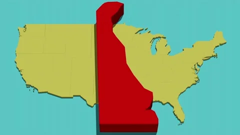 Animated Location Map of US State (US) Stock Footage 201493812