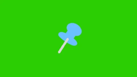 Animated Location Pin Icon Motion Video stock 342319841