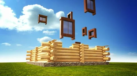 Animated Log House Stock Video Pond5 Animated Log House Stock Video Pond5