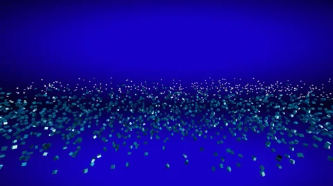 Animated loop able nice visual loop able slow moving shiny box particles Stock Footage 60383549