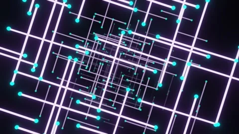 Animated looped background from appearing lines Stock Footage 203440144