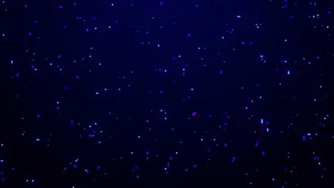 Animated looped background dark blue with small sparkles Video stock 144211706