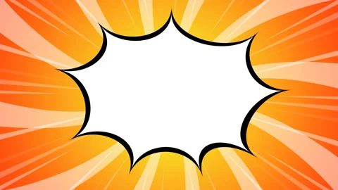 Animated looped background in pop art and comic style. Stock Footage 334638357