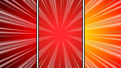 Animated looped background in pop art and comic style. Stock Footage 336743473