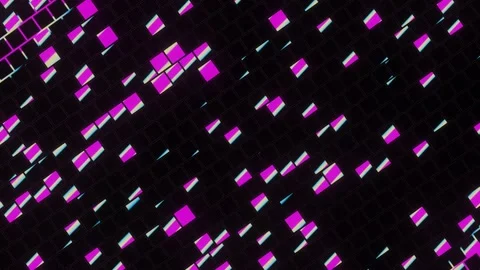 Animated looped background shimmering squares Stock Footage 202201632