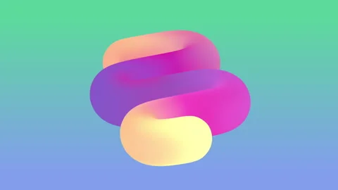 Animated looping abstract background Stock Footage 302795796