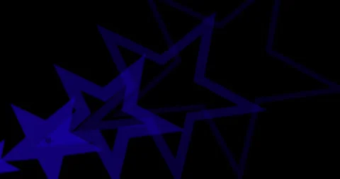 Animated looping star background in beautiful blue 動画素材 281308428