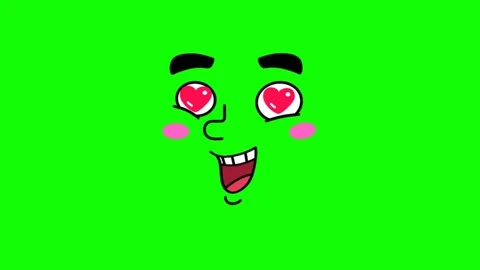 Animated Love Face Mask Stock Footage 201248286