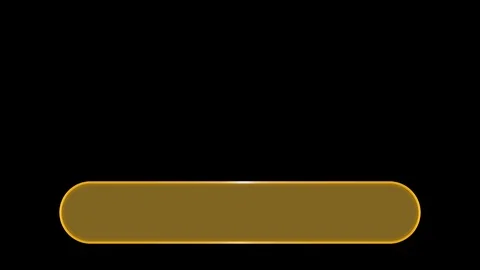 Animated Lower Third Alpha Channel Orange Stock Footage 121801375