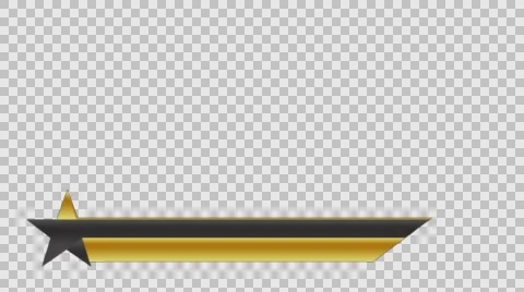 Animated lower third banner bar screen broadcast name plate Stock Footage 63845046