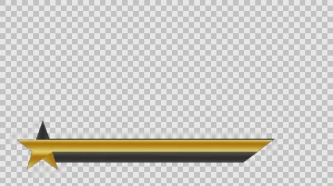 Animated lower third banner bar screen broadcast name plate Stock Footage 63845057
