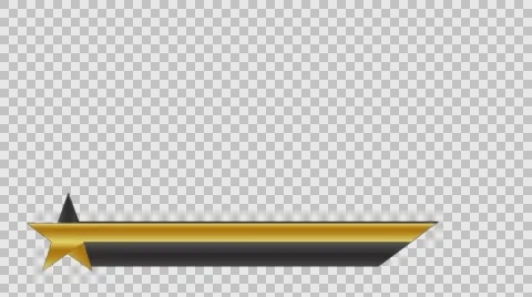 Animated lower third banner bar screen broadcast name plate Stock Footage 63845058