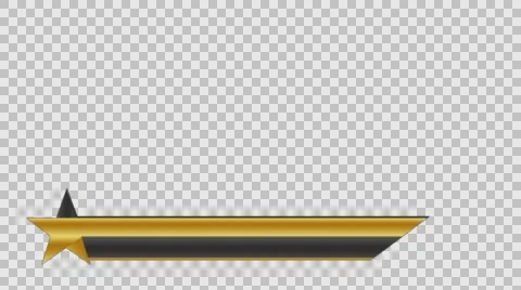 Animated lower third banner bar screen broadcast name plate Stock Footage 63845063