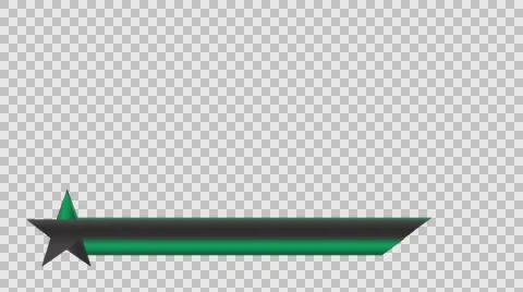 Animated lower third banner bar screen broadcast name plate Stock Footage 63845080