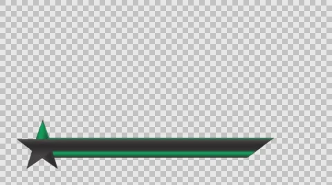 Animated lower third banner bar screen broadcast name plate Stock Footage 63845086