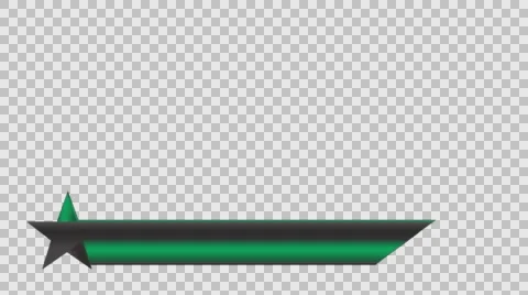 Animated lower third banner bar screen broadcast name plate Stock Footage 63845105