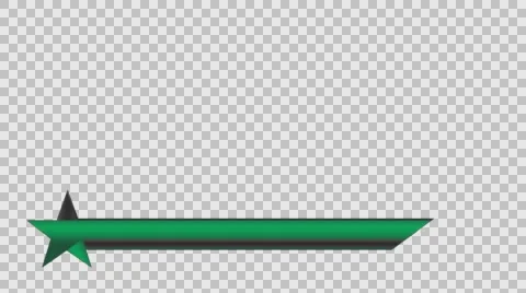 Animated lower third banner bar screen broadcast name plate Stock Footage 63845109
