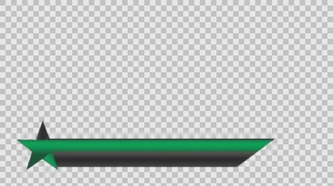 Animated lower third banner bar screen broadcast name plate Stock Footage 63845122