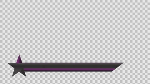 Animated lower third banner bar screen broadcast name plate Stock Footage 63845127