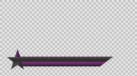 Animated lower third banner bar screen broadcast name plate Stock Footage 63845132