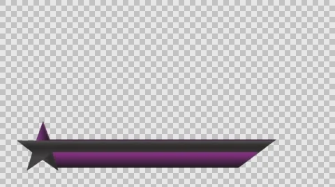 Animated lower third banner bar screen broadcast name plate Stock Footage 63845145