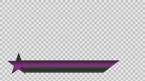 Animated lower third banner bar screen broadcast name plate Video stock 63845160