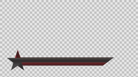 Animated lower third banner bar screen broadcast name plate Stock Footage 63845169