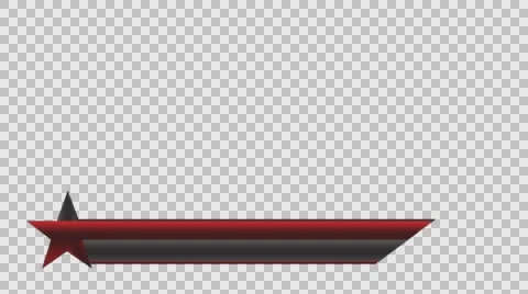 Animated lower third banner bar screen broadcast name plate Stock Footage 63845202