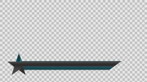 Animated lower third banner bar screen broadcast name plate Stock Footage 63845207