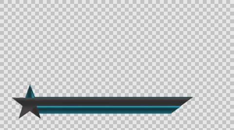 Animated lower third banner bar screen broadcast name plate Stock Footage 63845208