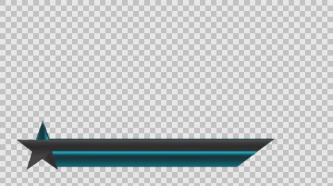 Animated lower third banner bar screen broadcast name plate Stock Footage 63845212