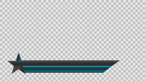 Animated lower third banner bar screen broadcast name plate Stock Footage 63845219