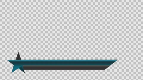 Animated lower third banner bar screen broadcast name plate Stock Footage 63845224