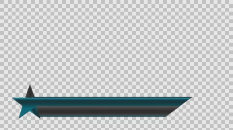 Animated lower third banner bar screen broadcast name plate Stock Footage 63845234