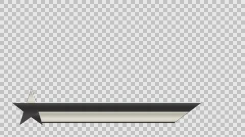 Animated lower third banner bar screen broadcast name plate Stock Footage 63845249