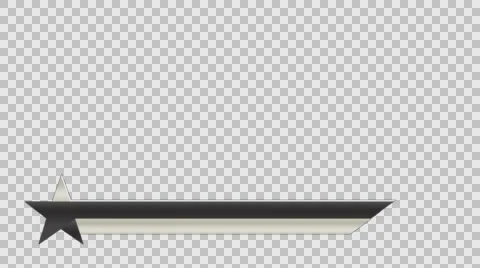 Animated lower third banner bar screen broadcast name plate Stock Footage 63845251
