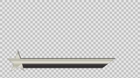 Animated lower third banner bar screen broadcast name plate Stock Footage 63845256
